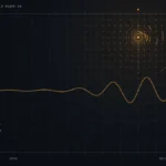 CNN live stream guide illustration: amber signal waveform and rings with the title CNN
