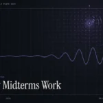 how us midterms work illustration: abstract signal design with the title How Midterms Work